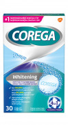 Corega tablety čistiace Whitening, 30 ks