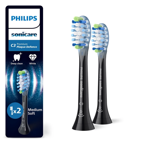 Philips Sonicare Premium Plaque Defence, 2-balenie kefkových nástavcov, HX9042/88