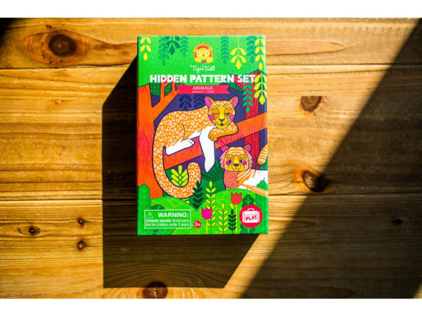 Better Brand Kreatívna sada omaľovánok Hidden Pattern - zvieratá