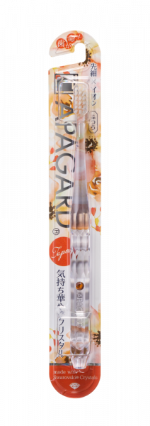 APAGARD zubná kefka zdobená krištáľmi Swarovski, medium