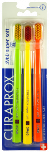 Curaprox CS 3960 zubné kefky, Super soft, 3 kusy