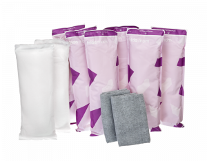 Frida Mom Ice Maxi chladiace absorbčné vložky 8 ks + jednorazové popôrodné nohavičky 2 ks