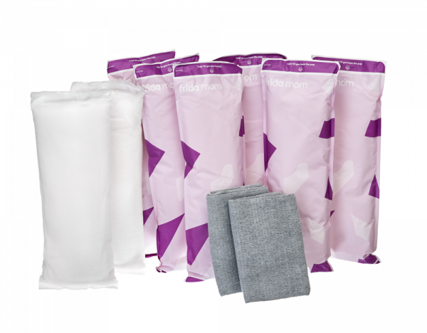 Frida Mom Ice Maxi chladiace absorbčné vložky 8 ks + jednorazové popôrodné nohavičky 2 ks