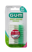 GUM Soft-Picks masážna medzizubná kefka s fluoridmi- velikost Regular, ISO 1 (100 ks)