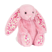Jellycat Blushkin Blossom, kvetinový zajačik ružový