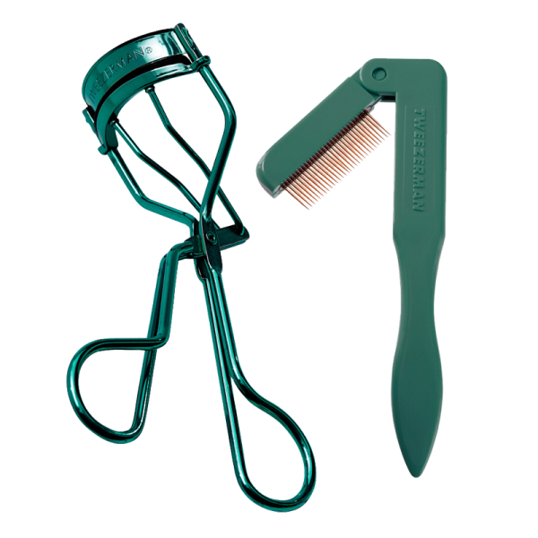 Tweezerman Enchanted Garden Lash Gift Set, limitovaná sada hrebienku a klieštičiek na riasy