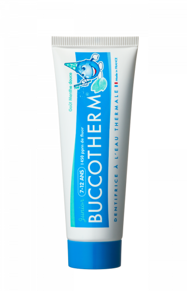 Buccotherm Junior zubná pasta pre školákov 7 - 12 rokov, jemná mätová, 50 ml