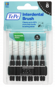 TePe Original medzizubné kefky z bioplastov 1,5 mm, čierne, 6 ks