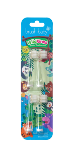 Brush-baby náhradné hlavice WildOnes, 0-10 rokov, 4 ks
