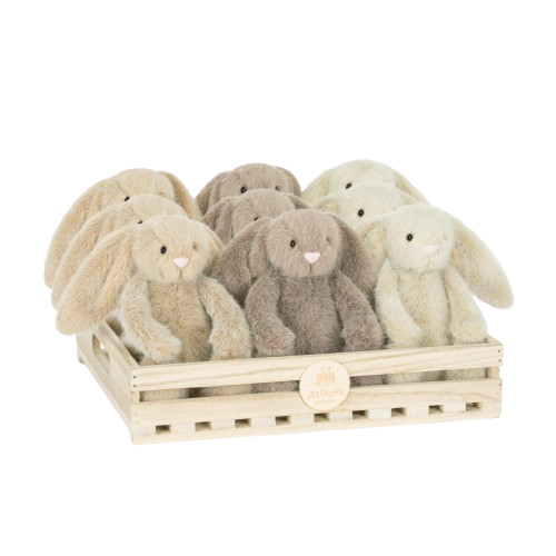 Jellycat Flufflet Bunny krémový huňatý zajačik