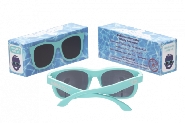 BABIATORS Navigator slnečné okuliare, tyrkysové, 0-2 rokov