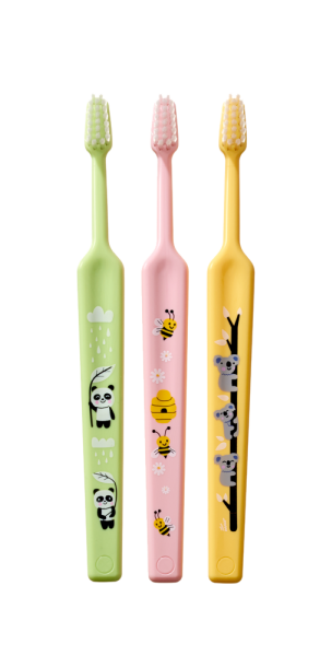 TePe Mini x-soft, zubné kefky pre  0-6 rokov 2+1 zadarmo