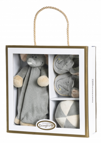 Teddykompaniet Diinglisar darčekový set, sloníča