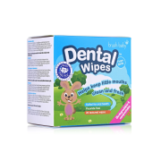 Brush-baby Dental Wipes, obrúsky na čistenie zúbkov, 0+