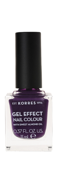 KORRES Gel-Effect Nail Colour VIOLET GARDEN 75 - gélový lak na nechty, VIOLET GARDEN 75 , 11 ml