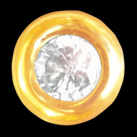 IZI diamant 0,02ct v krúžku žlté zlato