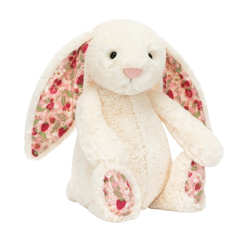 Jellycat Jahodový králiček stredný