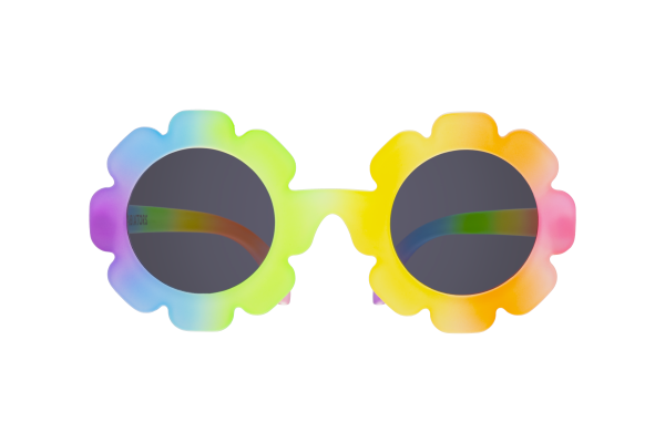 BABIATORS Flower Power, sluneční okuliare kvety, duhové, 6+ rokov
