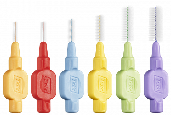 TePe Extra soft štartovacia sada medzizubných kefiek, 6 veľkostí, 8 ks v sáčku