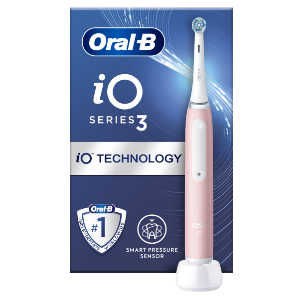 Oral-B iO Series 3 Blush Pink elektrická zubná kefka