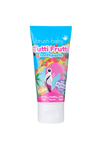 Brush-baby Tutti Frutti Flamingo, detská zubná pasta, 3-6 rokov, 50 ml