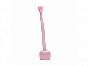 Roots keramický stojan na zubnú kefku, ružový