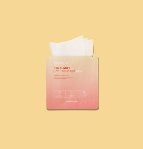 Kocostar a.m. Sunday Happy Hydrogel Mask Hydratačná pleťová maska, 1 ks