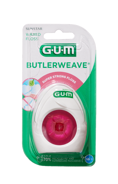 GUM Weave zubná niť voskovaná, 55 m