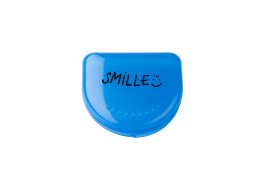 SMILLE mini tmavomodrá schránka pre nosiče alebo pre rovnátka