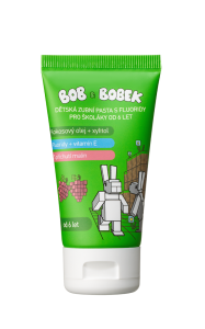 Bob a Bobek KRAFT – Fakt husté čistenie! Zubná pasta pre školákov 6+, 50 ml