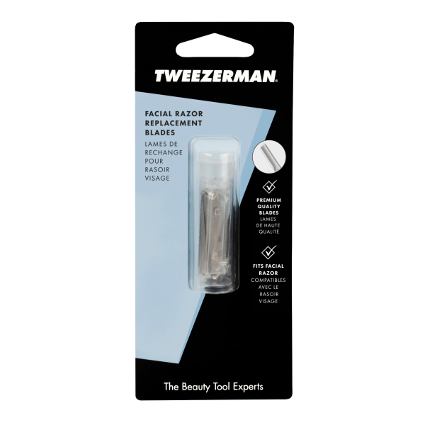 Tweezerman Facial Razor –⁠⁠⁠⁠⁠⁠ náhradné čepele pre holítko na chĺpky tváre