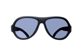 BABIATORS Original Aviators Jet Black, slnečné okuliare čierne, 3-5 rokov