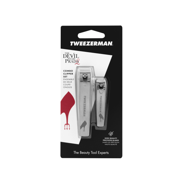 Tweezerman Combo Clipper Set - klieštiky na nechty na rukách a nohách z limitovanej edície Devil Wears Prada