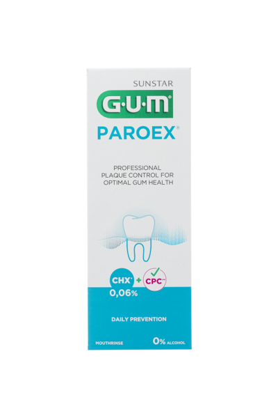 GUM PAROEX ústny výplach (CHX 0,06 % + CPC 0,05 %), 500 ml