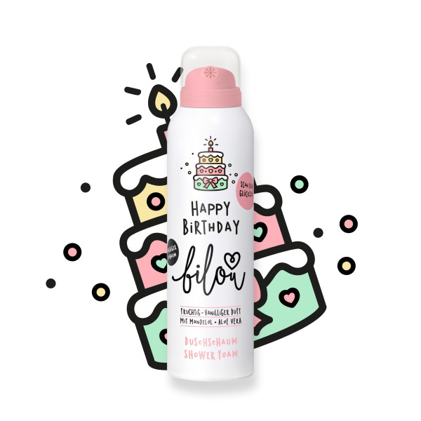 BILOU Sprchová pena Happy Birthday, 200 ml