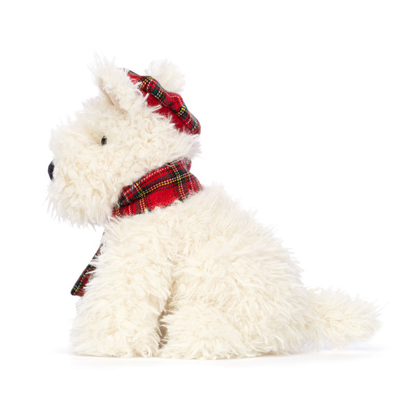 Jellycat Pes škótsky teriér v zime 21 cm