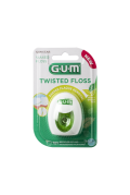 GUM TWISTED FLOSS zubná niť voskovaná s mätou a zeleným čajom, 30 m
