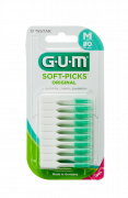 GUM Soft-Picks masážna medzizubná kefka s fluoridmi- velikost Regular, ISO 1 (80 ks)