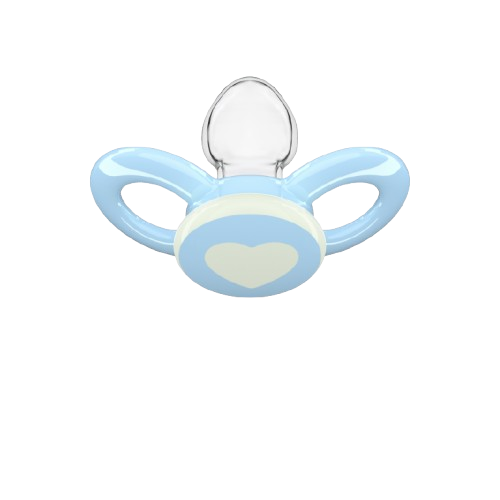 Dentistar ortodontické cumlíky 0-6 mesiacov, modré