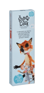 Šupito a Lišiak sonická kefka pre školákov, oranžová