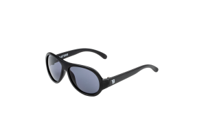 BABIATORS Original Aviators Jet Black, slnečné okuliare čierne, 3-5 rokov