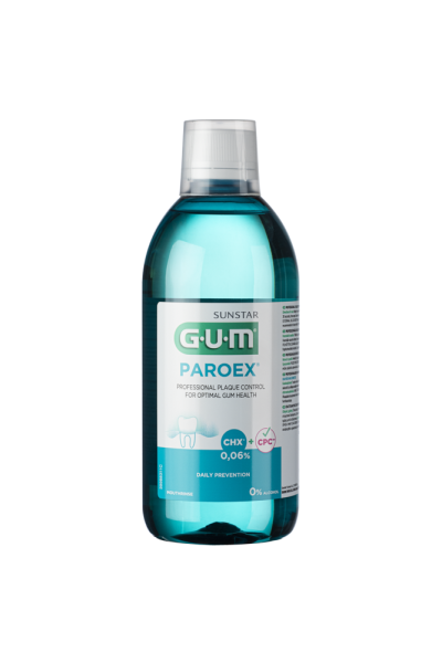 GUM PAROEX ústny výplach (CHX 0,06 % + CPC 0,05 %), 500 ml