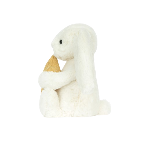 Jellycat krémový zajačik s hviezdou
