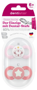 Dentistar ortodontické cumlíky 6-14 mesiacov, ružové