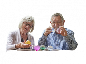 Zmyslové trblietavé gule, rôzne farebné, 1 kus