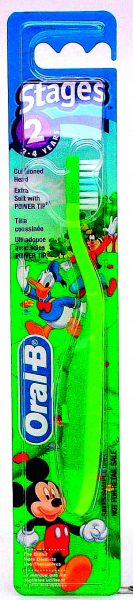 Oral-B Stages 2 detská zubná kefka, (2-4 rokov)