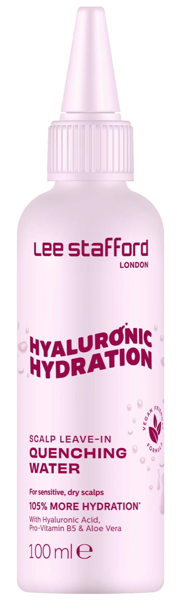 Lee Stafford Hyaluronic Hydration Scalp Water, hydratačné vlasové tonikum, 100 ml
