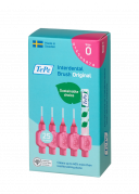 TePe Original mezizubné kefky z bioplastov 0,4 mm ružové, 25 ks