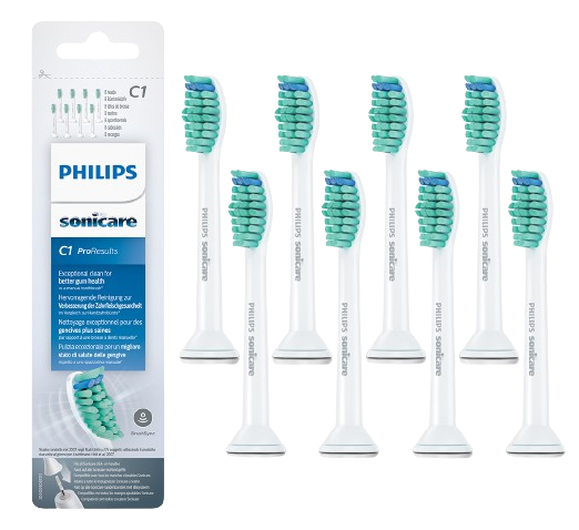 Philips Sonicare ProResults HX6018/07 Štandardná veľkosť hlavice sonickej kefky, 8 ks