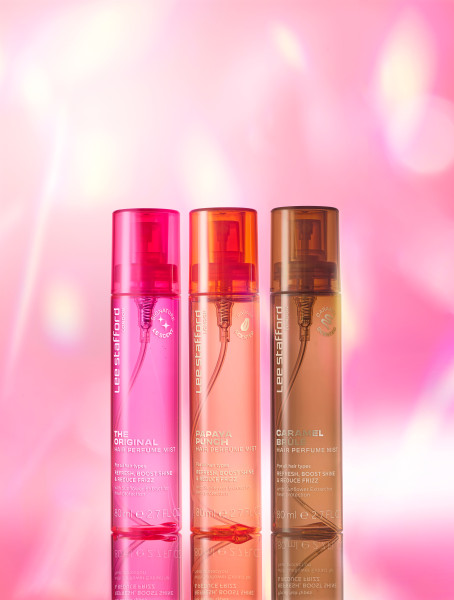 Lee Stafford Hair Perfume Mist Caramel Brûlée, parfumovaná vlasová hmla, 80 ml